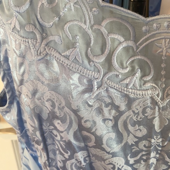 NWT Floryday Size L Blue Dress With Beautiful Waist Jewels No Fabric/Care Tag - Picture 9 of 13